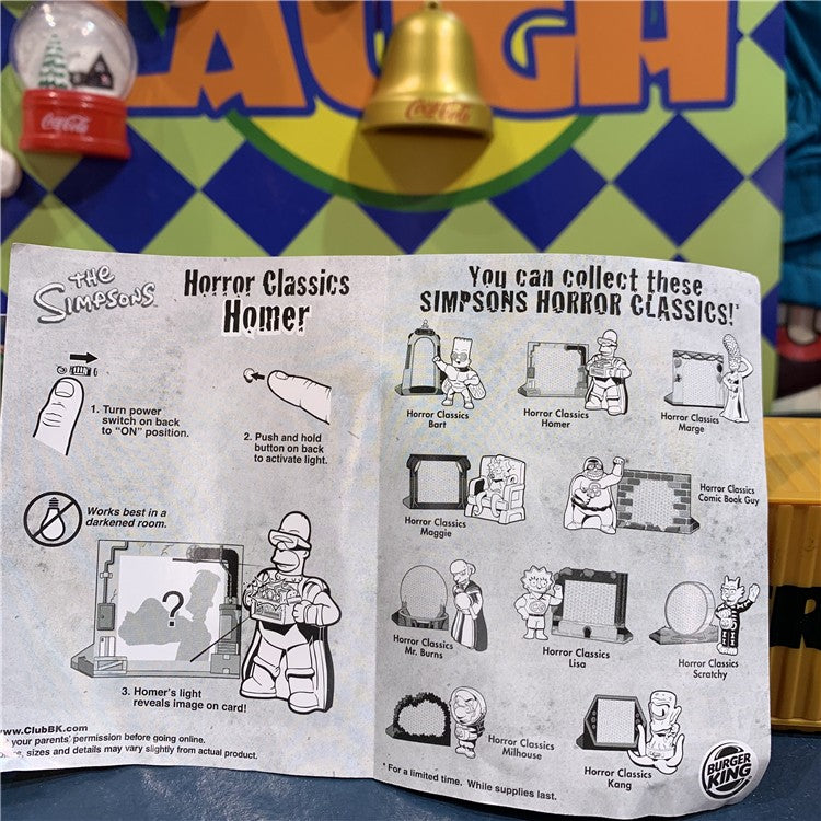 Desenho animado Os Simpsons Homer J Marge Bart Lisa Maggie Krusty o Palhaço Boneco de Ação Decoração de Mesa Brinquedo Colecionável Presente Infantil