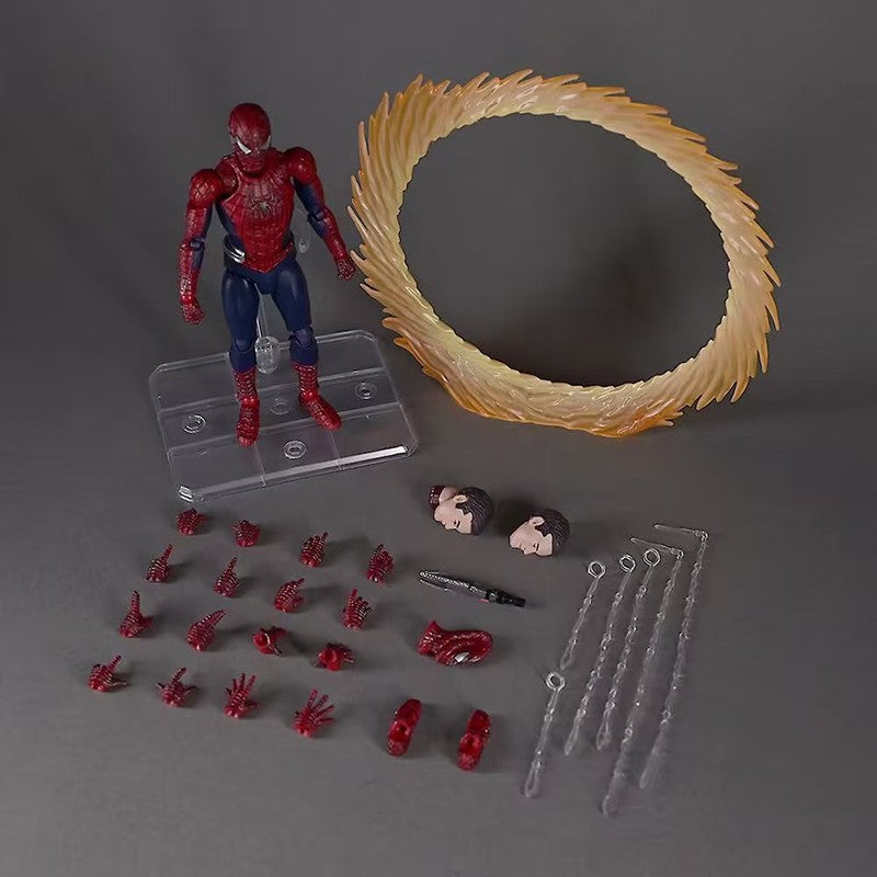 Action Figure Homem-Aranha Toby Maguire MAFEX No.241 - Modelo de Brinquedo Colecionável de Alta Qualidade com Tema Amigo da Vizinhança