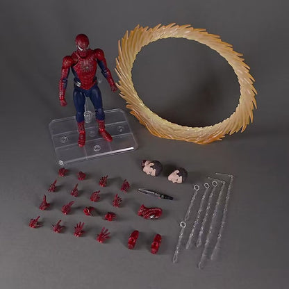 Action Figure Homem-Aranha Toby Maguire MAFEX No.241 - Modelo de Brinquedo Colecionável de Alta Qualidade com Tema Amigo da Vizinhança