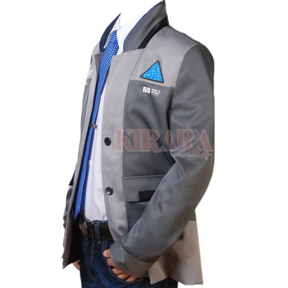 Connor RK800 Cosplay Costume Jacket Tie Set Game Detroit Become Human Role Play Uniform Men Party Outfits