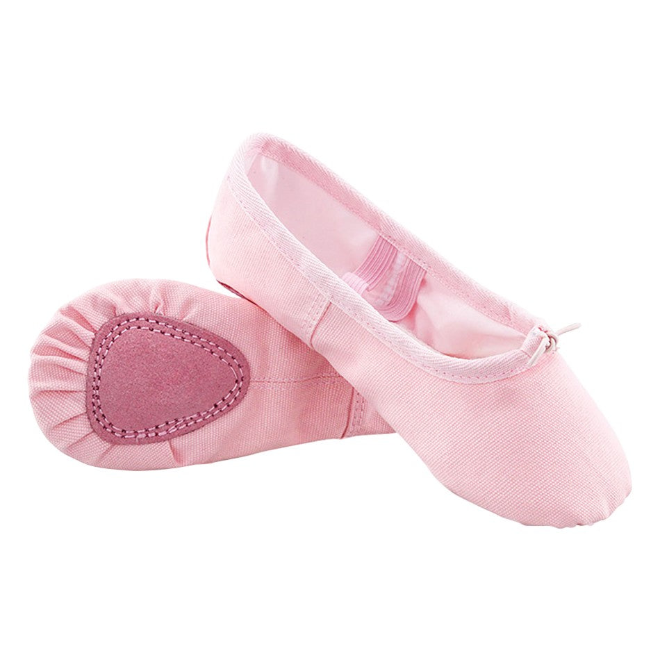 Girls Soft Bottom Non Slip Ballet Dance Shoes with Elastic Straps Perfect for Kids Yoga Dance Classes and Fitness Activities