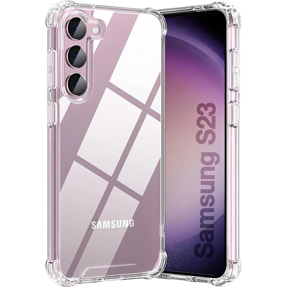 Capa Híbrida Antichoque Para Samsung Galaxy S26 S25 FE S24 S23 S21 S22 Plus Ultra Capa Dura Transparente Para Samsung A56 A36 A54 A53