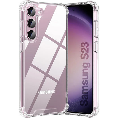 Capa Híbrida Antichoque Para Samsung Galaxy S26 S25 FE S24 S23 S21 S22 Plus Ultra Capa Dura Transparente Para Samsung A56 A36 A54 A53