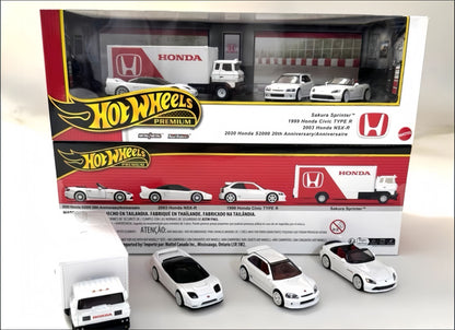 Hot Wheels 1/64 Premium Honda S2000 20th Anniversary Collectible Car Model GMH39 9C7D Garage Series Toy for Ages 5+