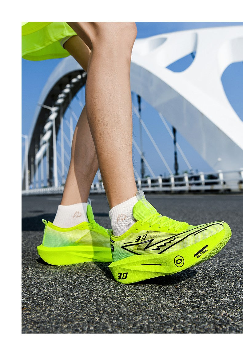 NEW Running Shoes Men Sports Marathon Carbon Plate Breathable Lightweight Women Comfortable Athletic Leisure Sneakers Footwear