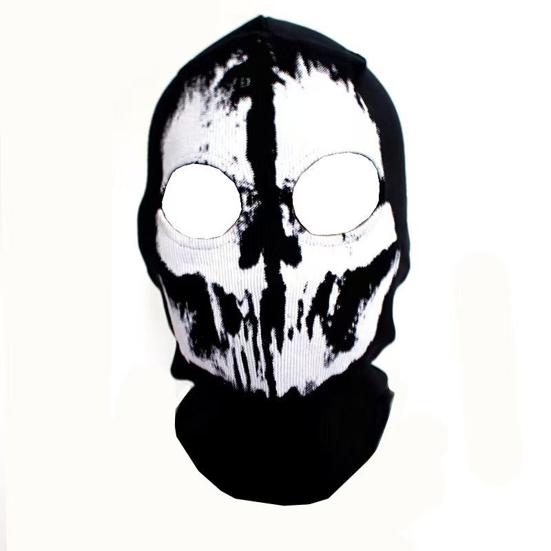 Halloween new mask Black Mask Balaclava Beanies Hats Men Ghost Skull Full Face Warmly Mask Hood Beanie Ggorros Hombre Casquette