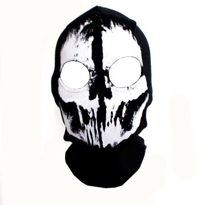 Halloween new mask Black Mask Balaclava Beanies Hats Men Ghost Skull Full Face Warmly Mask Hood Beanie Ggorros Hombre Casquette