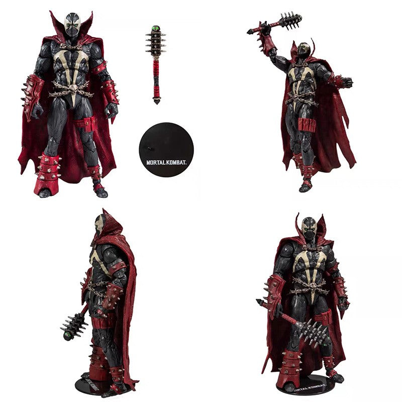 Boneco Spawn Mortal Kombat Action Figure MF Brinquedos Coleção Figurals Modelo Presente de Aniversário