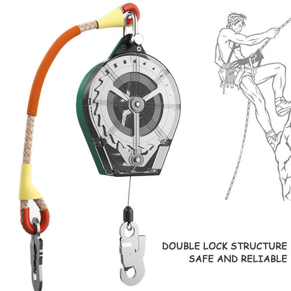 Self Retracting Lifeline 661lbs Fall Arrester Fall Protection Retractable Lanyard Safety Device for Connect The Safety Harness