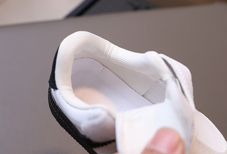 Toddler Baby Kids Fashion Design Walking Shoes Sneakers White Non-slip Casual Shoes Boys Girls Breathable Outdoor Sport Shoes