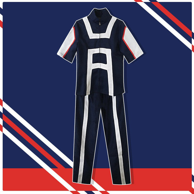 Anime My Hero Academia Boku Cosplay Gym Sport Costume Men Women School Suit Uniform T-shirt Pants Gymnastics Clothes Full Set