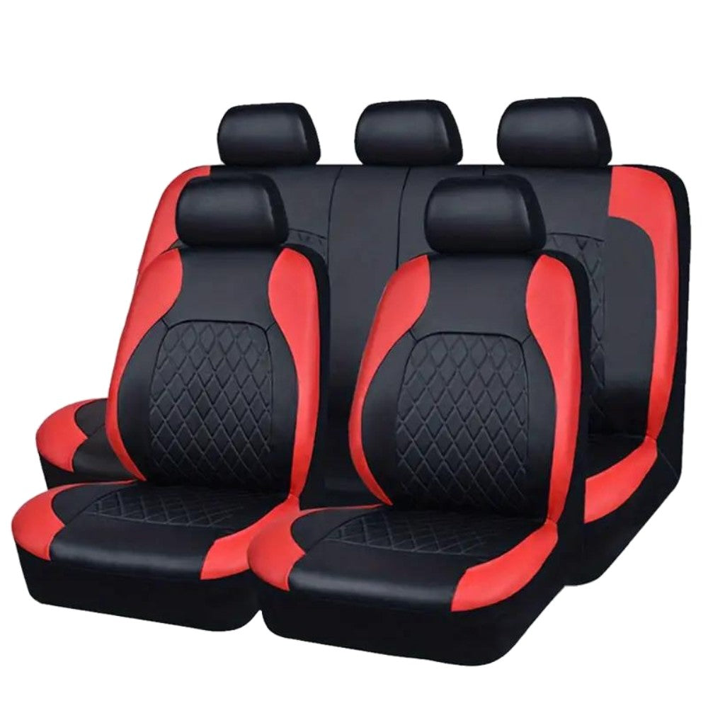 Universal Car Seat Covers PU Black Fashions Sports Seat Covers PU Car Seat Cover Universal Interior Accessories