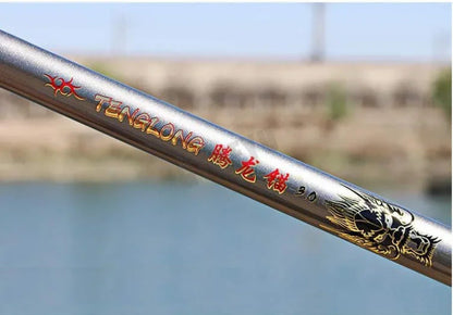 Vara de Pesca de Carbono 2,7-4,5m 100kg acima Super Dura Arremesso de Longa Distância Vara Telescópica para Pesca Marítima e Barco Varas de Pesca de Alta Qualidade
