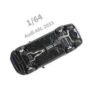 JKM 1/64 Audi A8 A7 Modelo Miniatura 1:64 Carro de Brinquedo Premium Roda Livre Coleção de Liga Fundida Adequado para Hot Wheels Mini GT