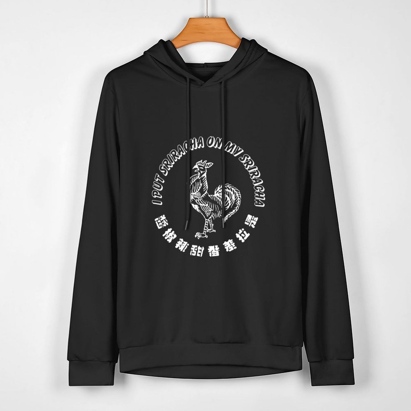 I put sriracha on my sriracha Hoodie men's sweat-shirt set korean clothes anime clothing mens designer clothes new hooded tee