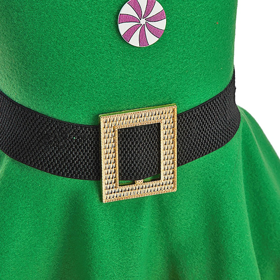 Kids Adult Christmas Clothing Set Kids Tops Pants Hat Belt Children Xmas Clothes Baby Boy Girl Birthday Outfit Elves Costume