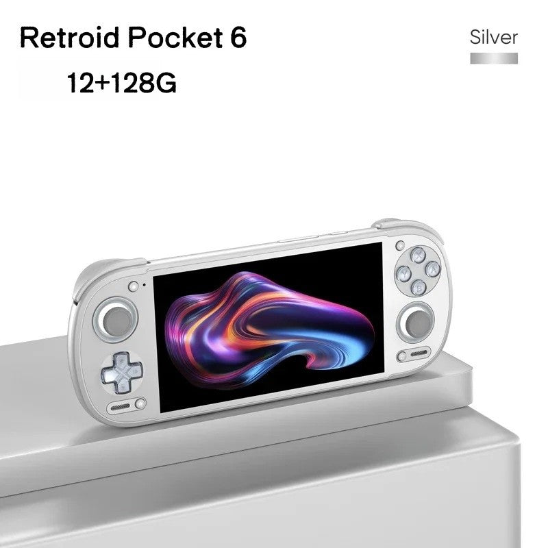 Retroid Pocket 6 Handheld Game Console RP6 Android 5.5 Inch 1080P 120Hz AMOLED Screen 6000mAh 8GEN2 with Hall-Effect Trigger PS2