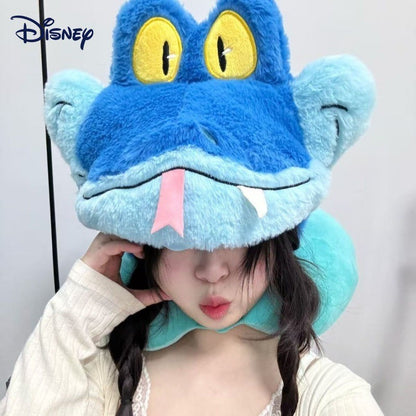 Disney Zootopia 2 Kawaigari Chapéu de Pelúcia de Cobra Desenho Animado Anime Chapéu Fofo Almofada em U Travesseiro Quente de Inverno Para Escritório Presente para Meninas