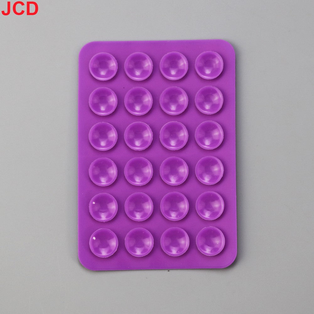 JCD 24 Quadrado Silicone Espesso Ventosa Ventosas Celular Tablet Bagagem Ventosa Carregador Universal Capa de Couro