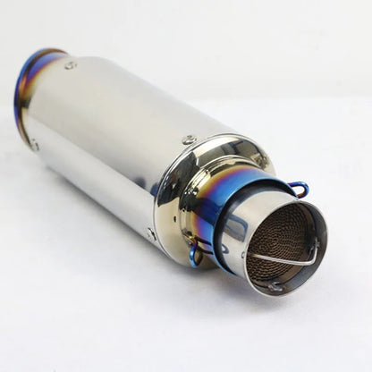 Alconstar- 51mm/60mm Inlet Motorcycle Exhaust Muffler Steel DB Killer Moveable DB Killer Noise Sound Eliminator Race