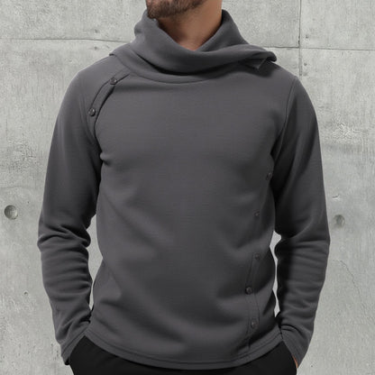 New Winter Men's White Turtleneck Sweater, British-style Black Pullover, Asian Sizes M-4XL. Gray Sweaters