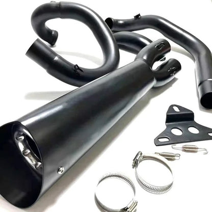Motorcycle V&H Black Exhaust System Muffler Exhaust Pipe For Harley Night Rod V-Rod Muscle 02-21