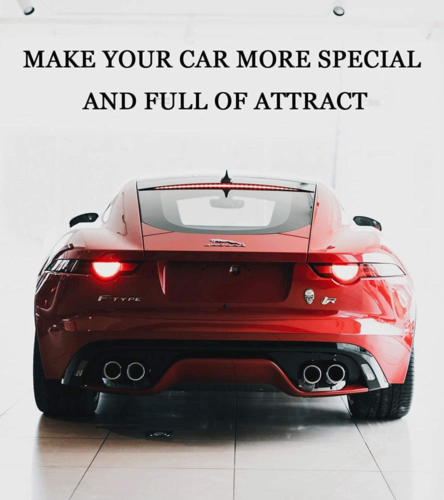 1Pcs 3D Metal Devil Skull Car Emblem Sticker Chrome Auto Badge Sticker Bumper Decal for Car SUV Truck Motorcycle