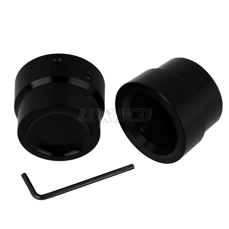 Motorcycle Front Rear Axle Nut Covers Caps Kit For Harley Sportster 883 1200 Touring Dyna Road King Softail Fat Bob Breakout