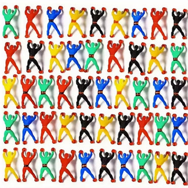 10/100Pcs Novelty Sticky Wall Climbing Climber Men Kids Boy Birthday Party Favors Supplies Pinata Fillers Treat Bag Gifts