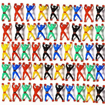 10/100Pcs Novelty Sticky Wall Climbing Climber Men Kids Boy Birthday Party Favors Supplies Pinata Fillers Treat Bag Gifts