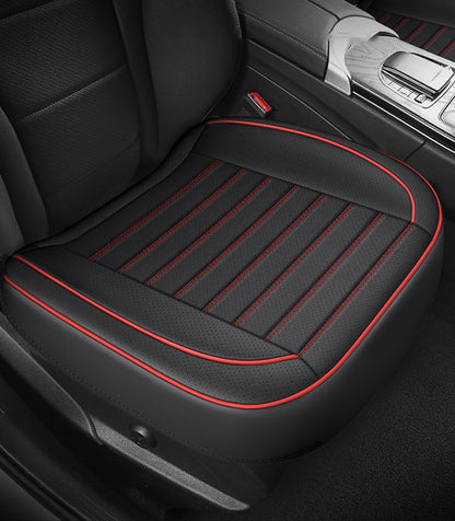 1Pcs PU Leather Car Universal Seat Cover Interior Auto Seat Kits Cushion Four Seasons Protector Mat Front Rear Rows Accessories