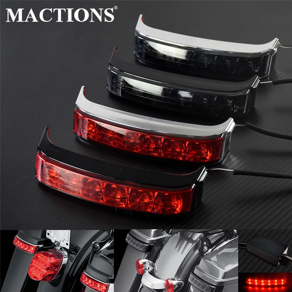 Luz de Seta de Motocicleta Luz de Freio Traseira Alforje Indicadores de Cauda para Harley Street Glide Road King CVO Limited FLHX 2014-2022