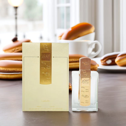 Lattafa Angham Eau De Parfum 3.4oz – Long Lasting Unisex Perfume, Warm Floral Amber Luxury Gift