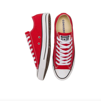 Converse Chuck Taylor All Star Men's and Women's Skateboarding Shoes, Impact Resistance, Durable, Daily Sneakers, Red