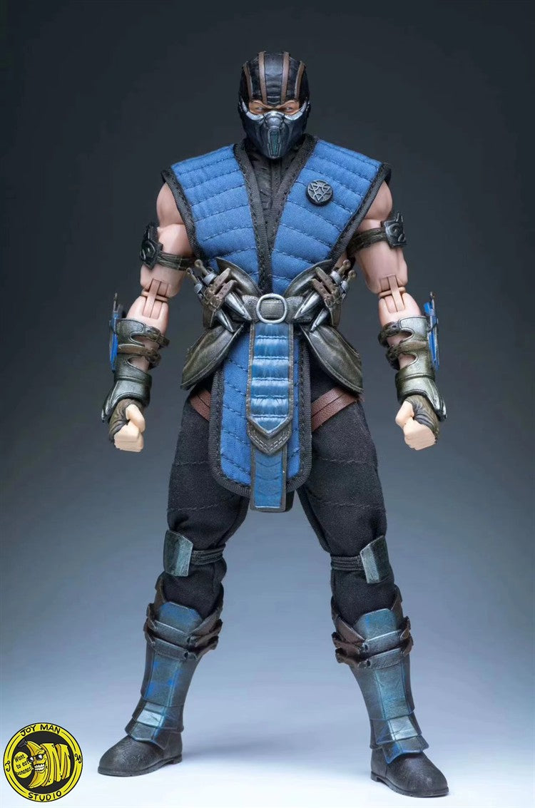 Original Em Estoque Brinquedos JMToys ZK001 1/12 Mortal Kombat Figuras Sub-Zero Action Anime Figure Modelos Clássicos Sub-Zero