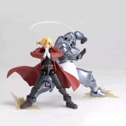 Novo Anime Fullmetal Alchemist Edward Elric Alphonse REVOLTECH YAMAGUCHI Boneco Articulado Modelo Brinquedo Presente