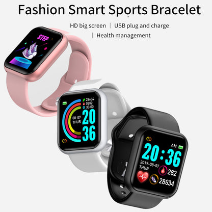Smartwatch For Women Men Watches Heart Rate Monitor Electronic Fitness Smart Watch Calories Music Player 116Plus Y68 Bracelet