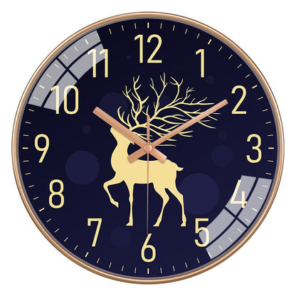 12 Inch luxury silent wall clock simple abstract clock for living room kitchen bedroom Nordic style personalized home decoration