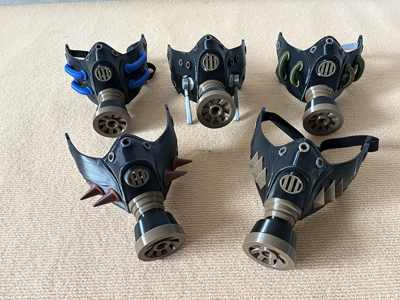 Anime Gachiakuta Riyo Rudo Zanka Enjin Guita Tamsy Cosplay Mask Cleaners Half Masks Halloween Handmade Punk Propss