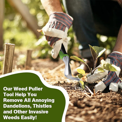 Hand Weeder Tool Weed Puller Tool for Garden Weeding Digger Tool with Ergonomic Handle for Weed Removal Farmland Transplantation