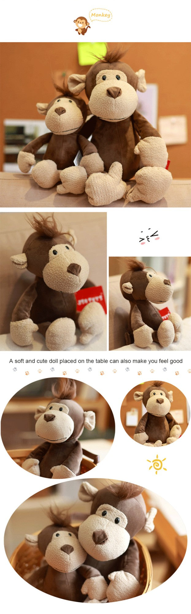 Brinquedos de Pelúcia de Animais da Selva Kawaii de 25CM, Cão, Zebra, Elefante, Leão, Raposa, Girafa, Brinquedos Infantis, Boneca, Presente de Aniversário