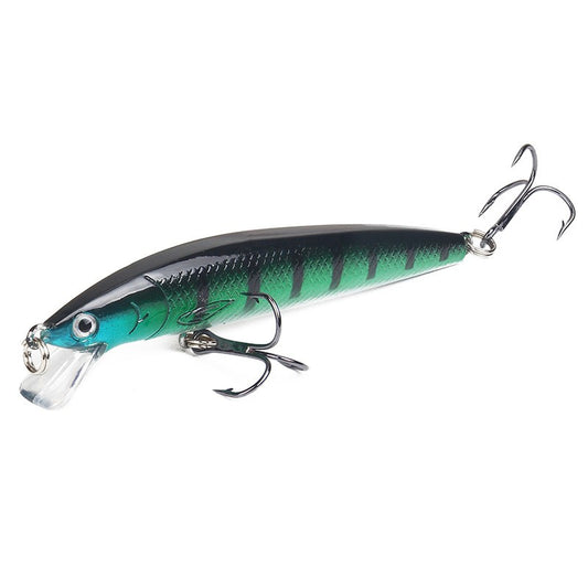 Long Tail Minnow Fishing Lure 10cm 9g Floating Hard Bait Artificial Wobbler Crankbait 3D Eye 10 Color Carp Perch Fishing Tackles