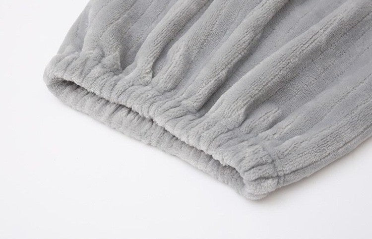 Boys Autumn Winter Thickened Flannel Coral Fleece Pajama Set Warm Kids Sleepwear Homewear