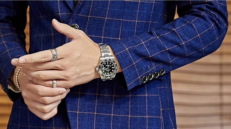 Men's Casual One-Button Plaid Suit Two-Piece Set Business No-Ironing Best Man M-5XL 2025 Fashion Comfortable Fit