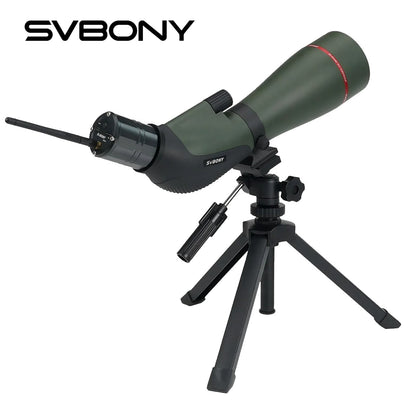 Telescópio terrestre Svbony SA412 20-60X80 com câmera Wi-Fi para fotografia e observação de pássaros