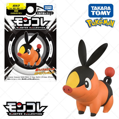 100% Original Takara Tomy Pokemon Figure Toys Chikorita Totodile Tepig Mega Metagross Charizard X PVC Figurine Model Dolls Gifts