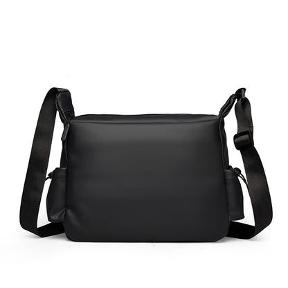 1 piece of minimalist messenger bag, Mailman bag, adjustable shoulder strap, zipper closed, fade resistant, durable for daily co