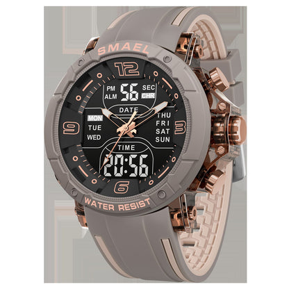 SMAEL Brand 8140 Waterproof Dropshipping Watch Alarm Clock night light Young Fashion business Quartz Sport Wristwatches