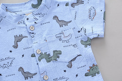 New Summer Baby Boys Clothes Suit Children Fashion Cartoon Shirt Shorts 2Pcs/Sets Toddler Casual Costume Infant Kids Tracksuits