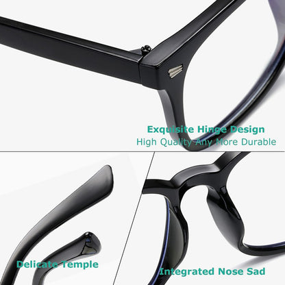 Óculos De Leitura Multifocal Quadrado CRIXALIS Óculos Masculino Fashion Com Dioptrias Antirreflexo Computador Feminino UV400